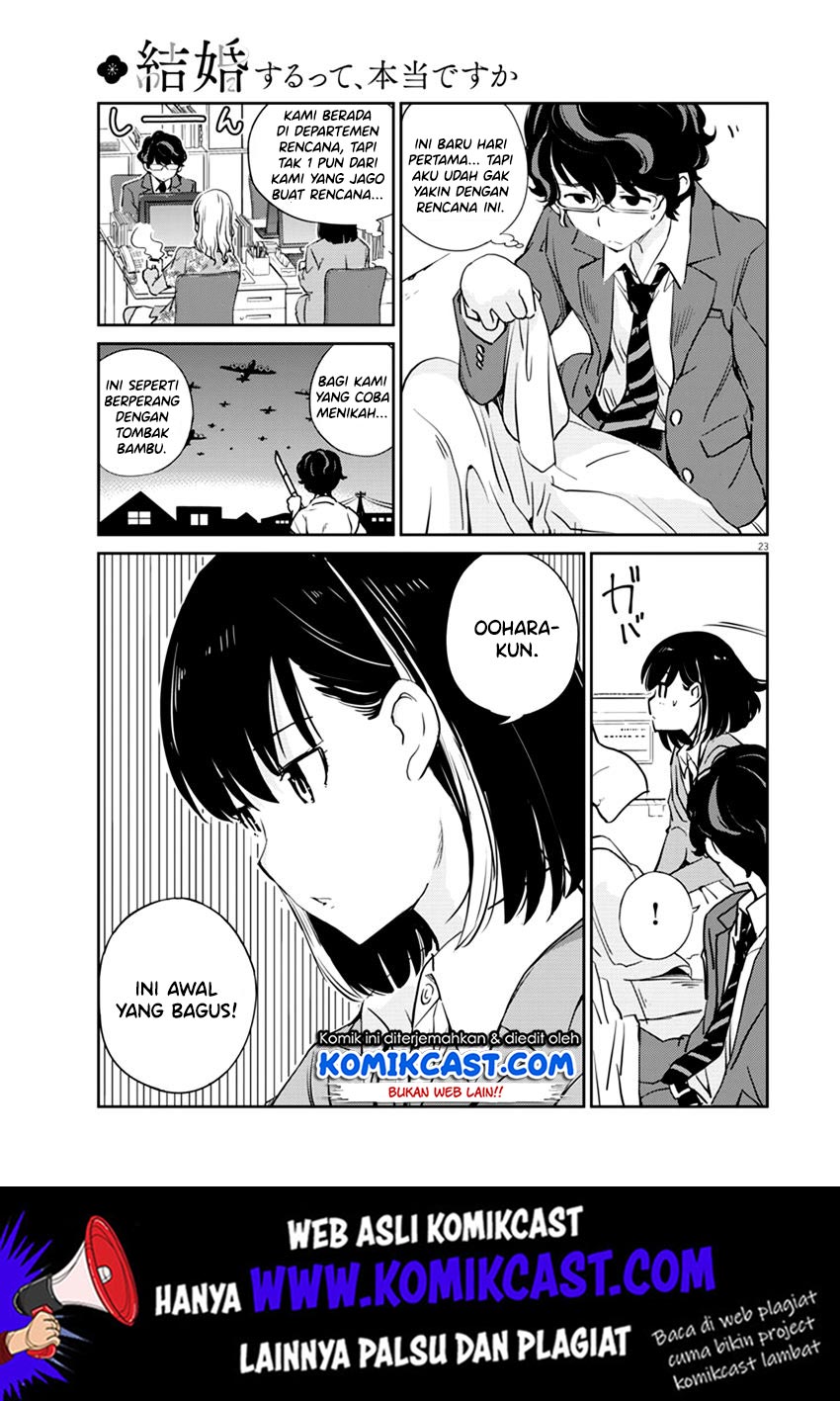 Kekkon Surutte, Hontou Desu Ka? Chapter 02 Gambar 24