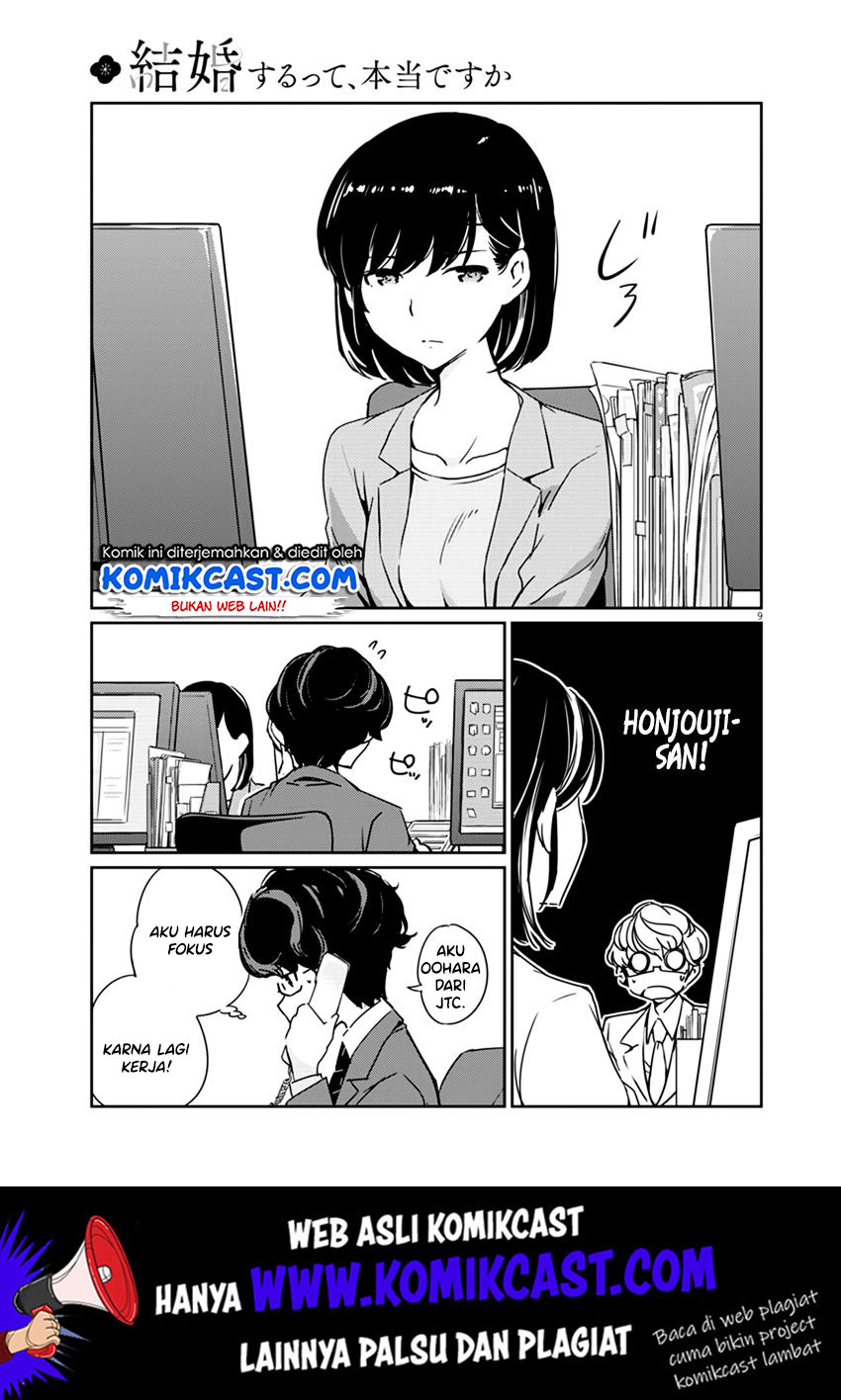 Kekkon Surutte, Hontou Desu Ka? Chapter 01 Gambar 9