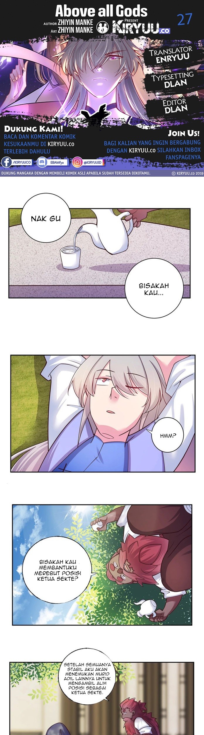 Baca Komik Above All Gods Chapter 27 Gambar 1