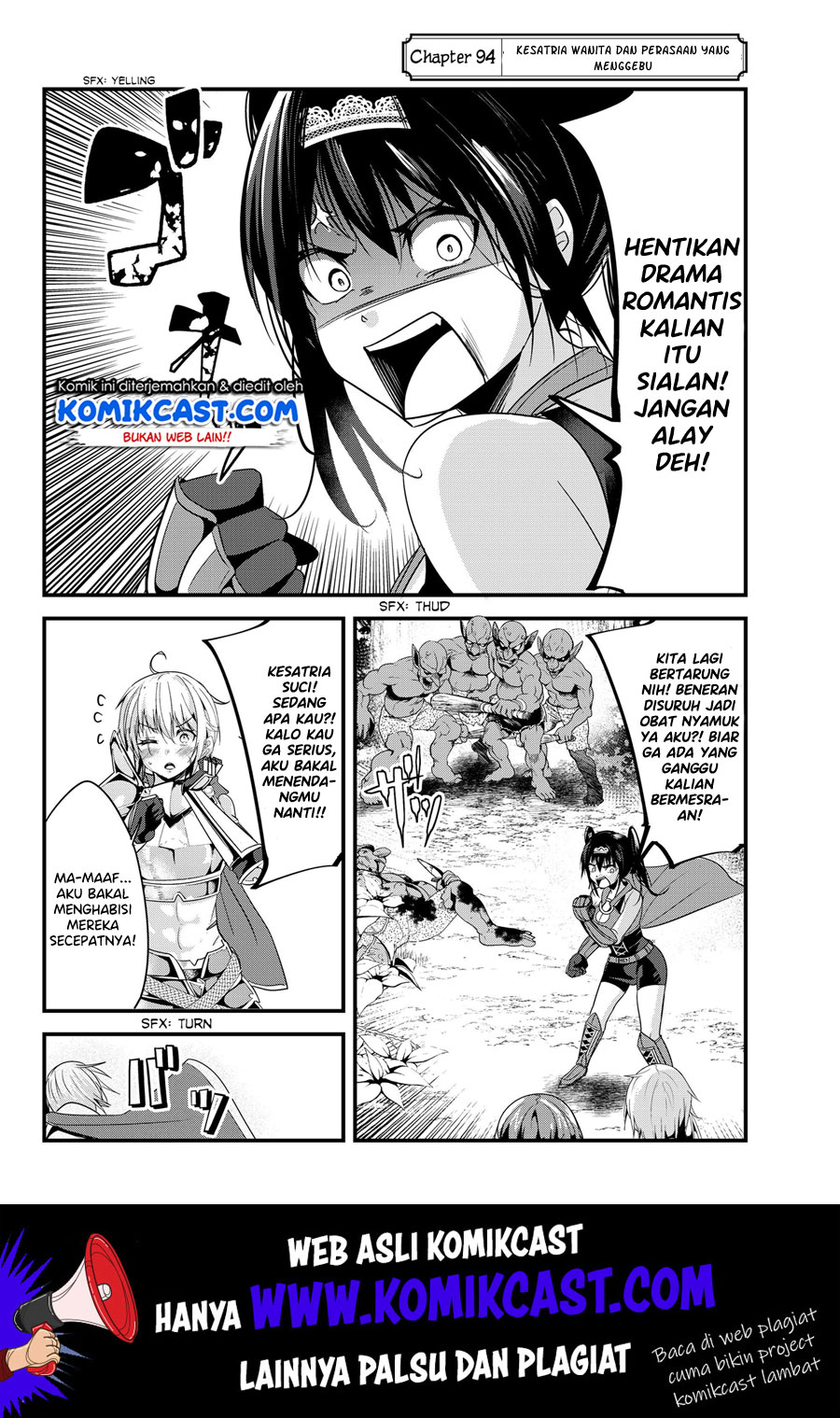 Ima Made Ichido mo Onna Atsukaisareta koto ga nai Onna Kishi wo Onna Atsukai suru Chapter 94 Gambar 3