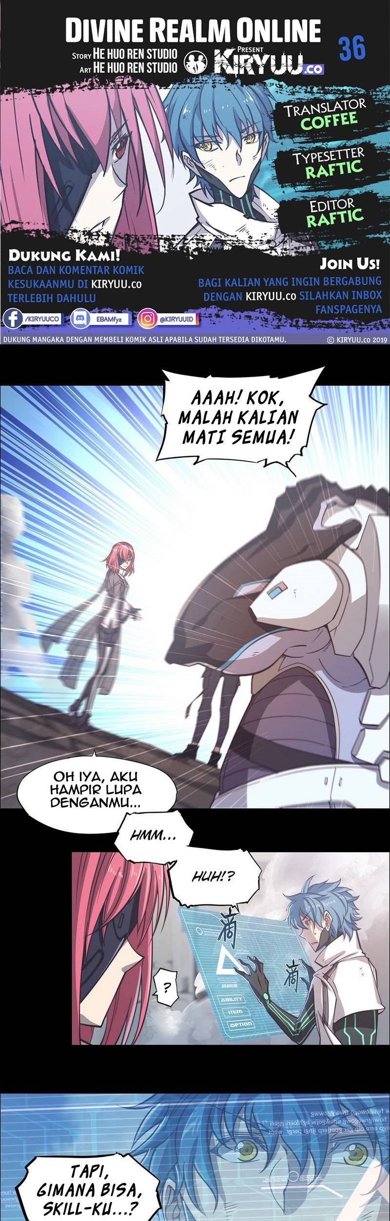 Baca Komik Divine Realm Online Chapter 36 Gambar 1