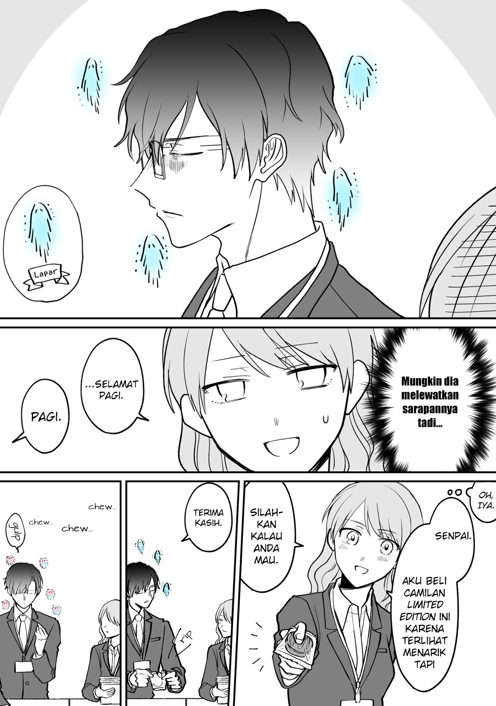 Kuki ga “yomeru” shunnyushain to buaiso na sempai no hanashi Chapter 02 Gambar 3