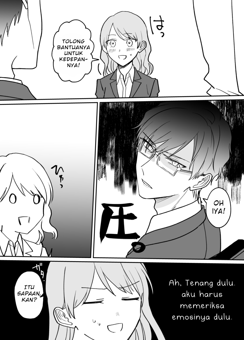 Kuki ga “yomeru” shunnyushain to buaiso na sempai no hanashi Chapter 01 Gambar 4