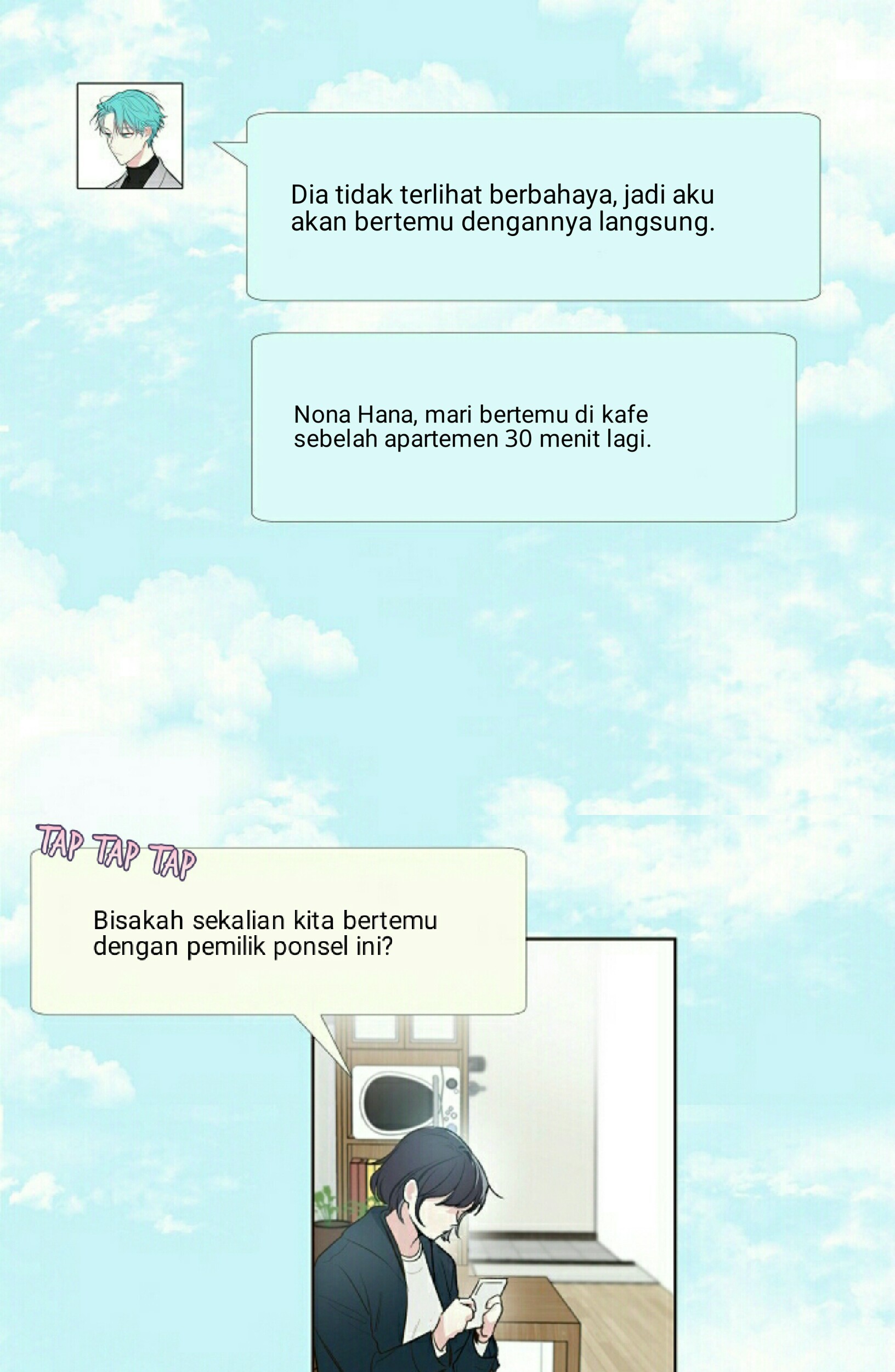 Mystic Messenger Chapter 02 Gambar 44