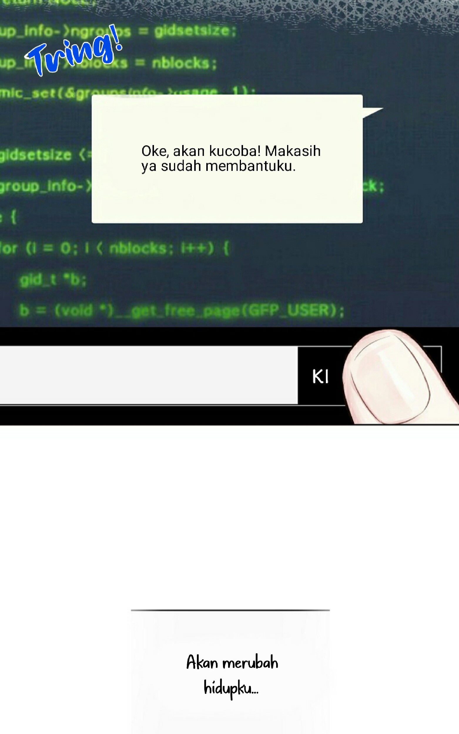 Mystic Messenger Chapter 02 Gambar 19