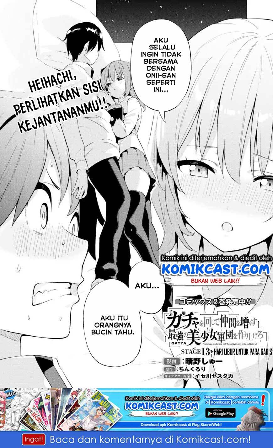 Baca Gacha wo Mawashite Nakama wo Fuyasu Saikyou no Bishoujo Gundan wo Tsukuriagero Chapter 13 Gambar 2