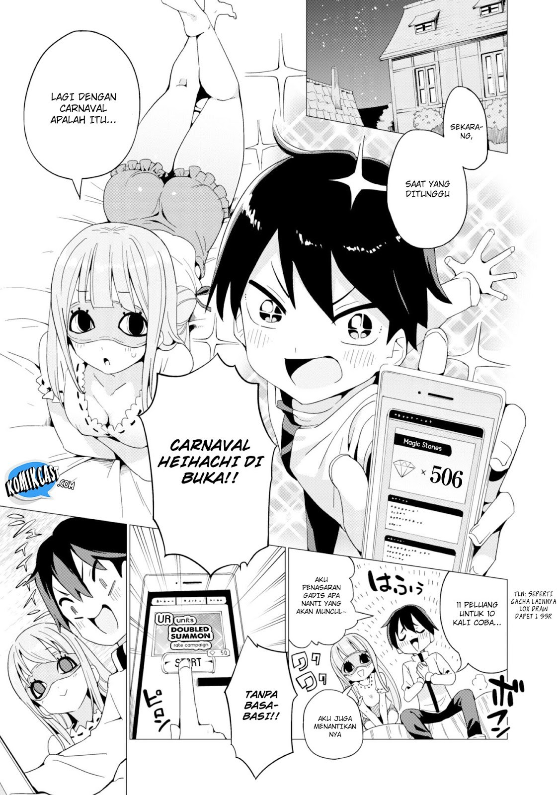 Gacha wo Mawashite Nakama wo Fuyasu Saikyou no Bishoujo Gundan wo Tsukuriagero Chapter 06 Gambar 11