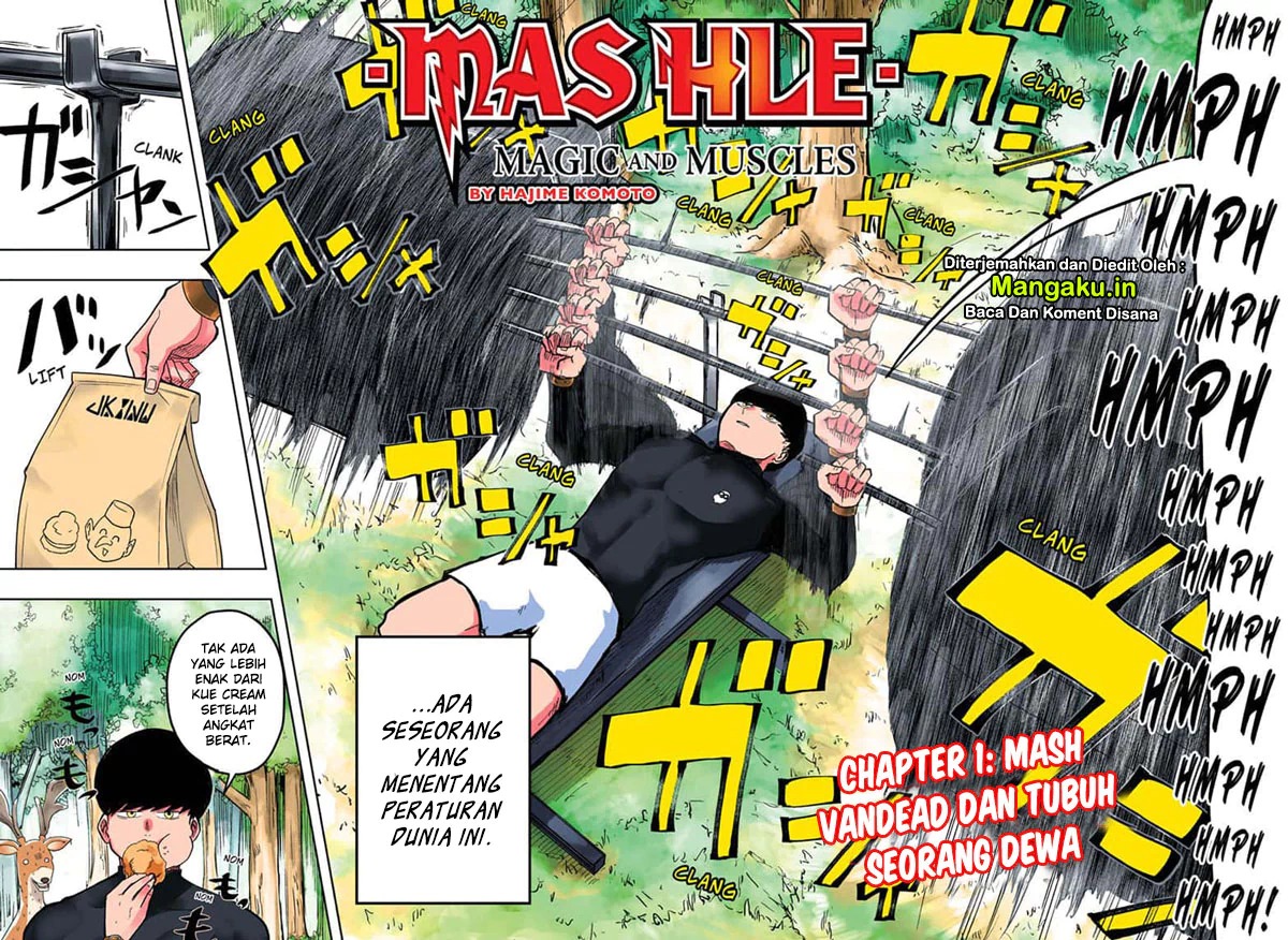 Mashle: Magic and Muscles Chapter 01 Gambar 3