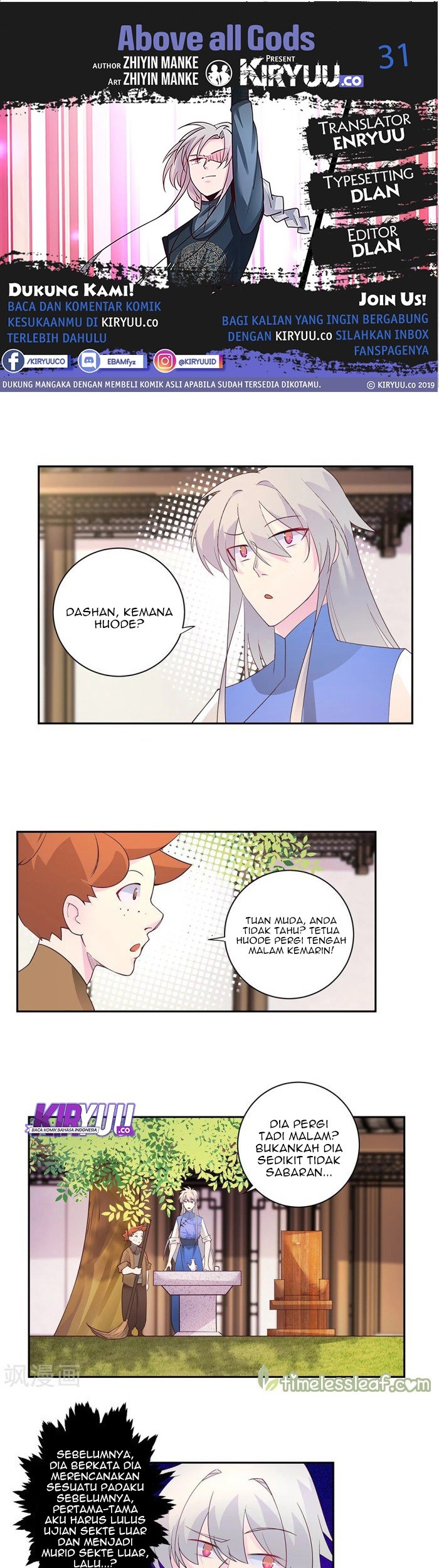Baca Komik Above All Gods Chapter 31 Gambar 1