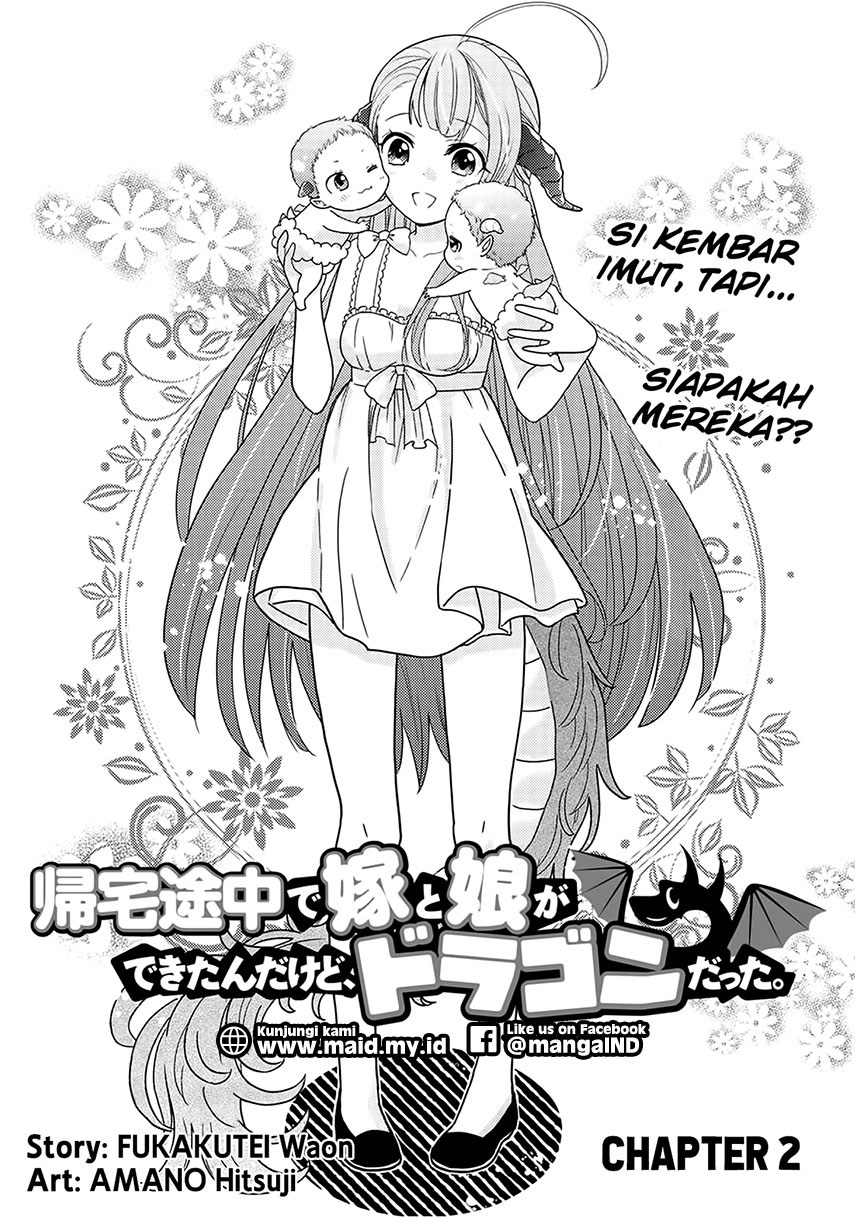Kitaku Tochuu de Yome to Musume ga Dekita n dakedo, Dragon datta Chapter 02 Gambar 3