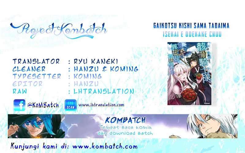 Baca Komik Gaikotsu Kishi-sama, Tadaima Isekai e Odekake-chuu Chapter 4 Gambar 1
