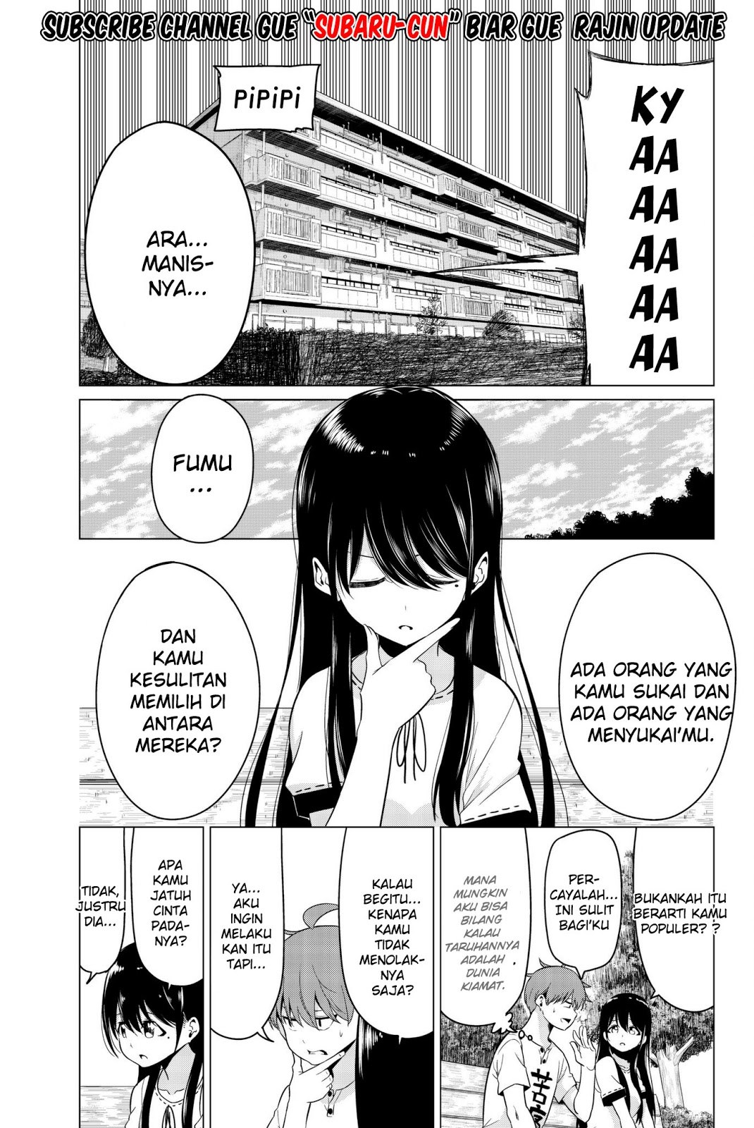 Sekai ka Kanojo ka Erabenai Chapter 18.5 Gambar 7
