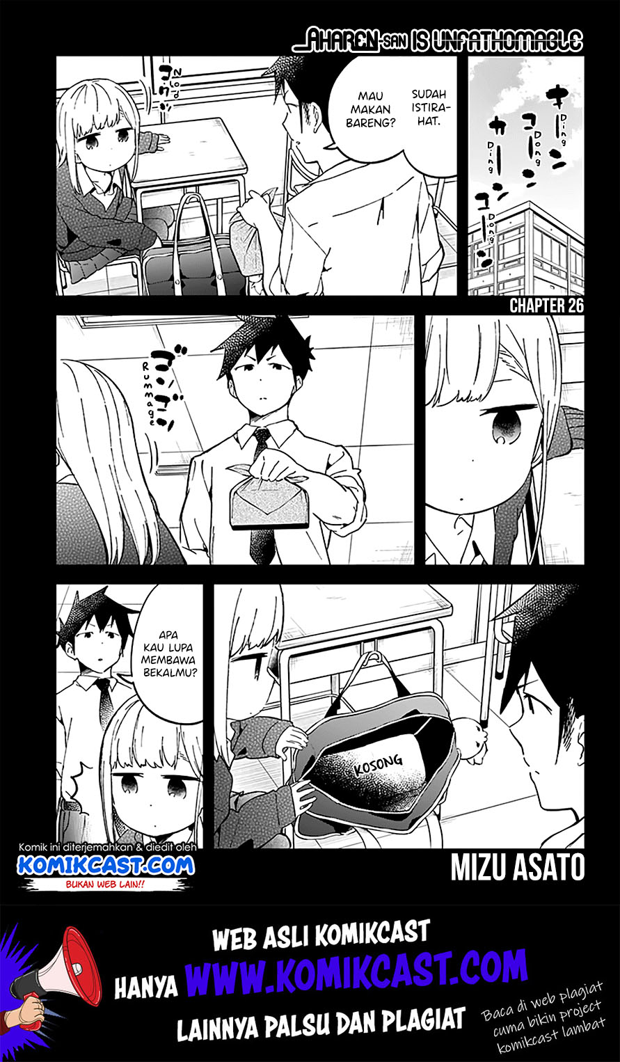 Aharen-san wa Hakarenai Chapter 26 Gambar 4