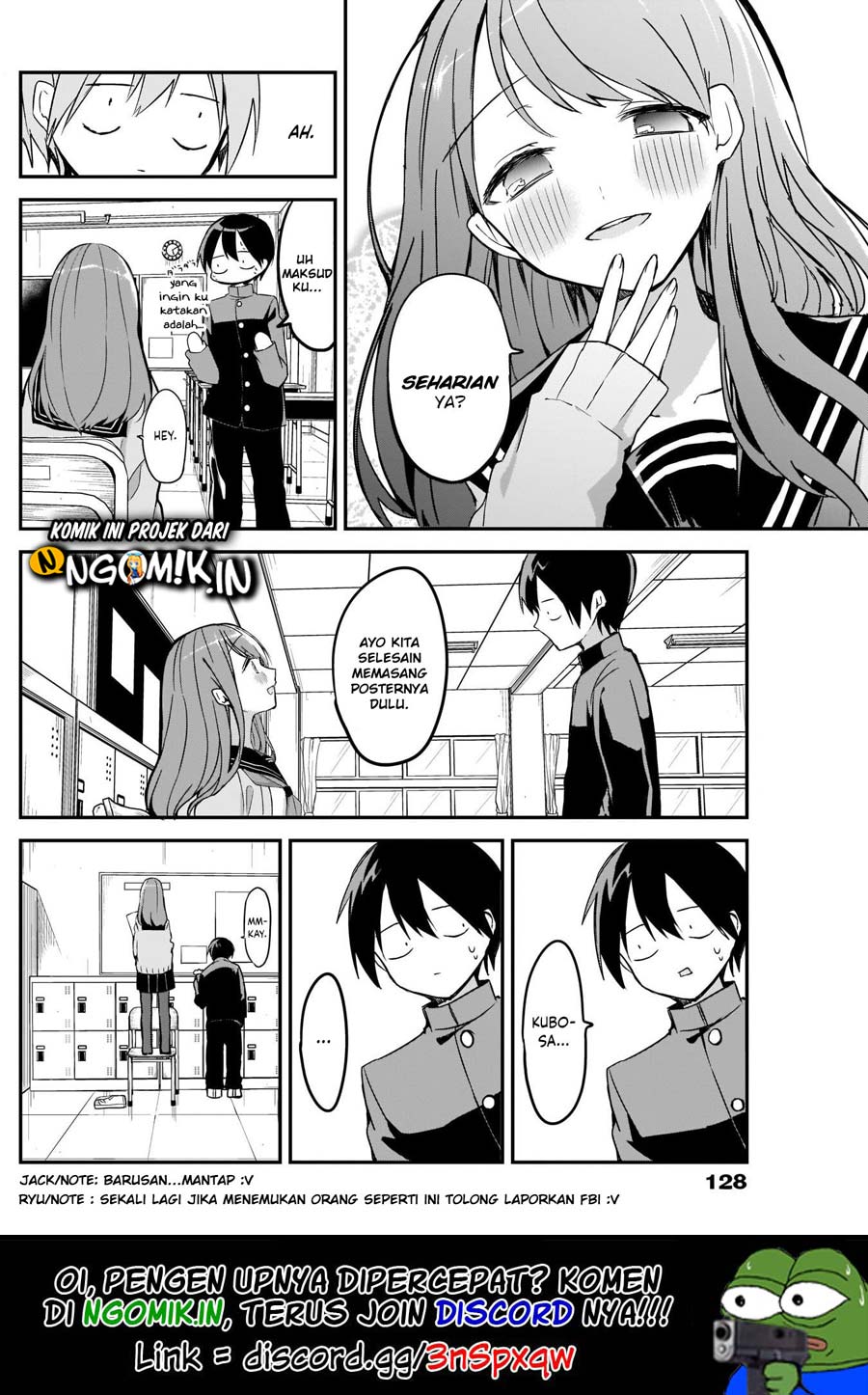 Kubo-san wa Boku (Mobu) wo Yurusanai Chapter 12 Gambar 13