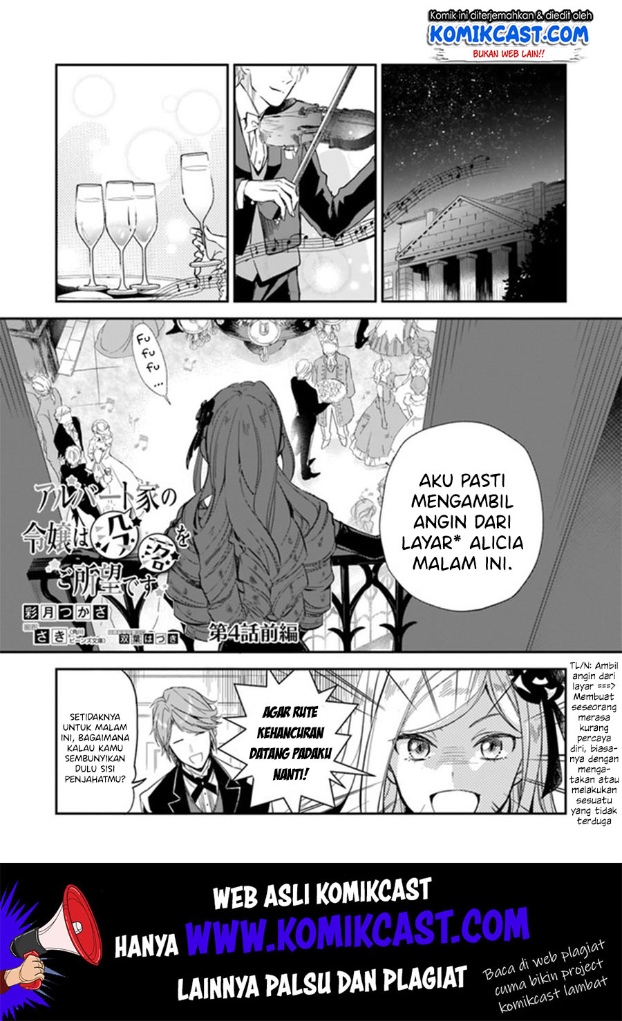 Baca Albert Ke no Reijou wa Botsuraku wo go Shomou desu Chapter 04.1 Gambar 2