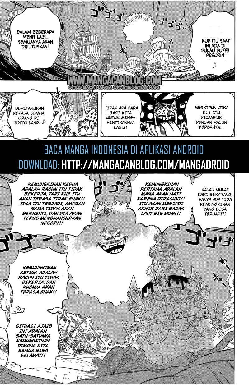 One Piece  Chapter 899 Gambar 3