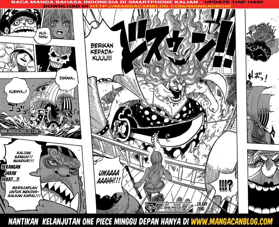 One Piece Chapter 889 Gambar 17