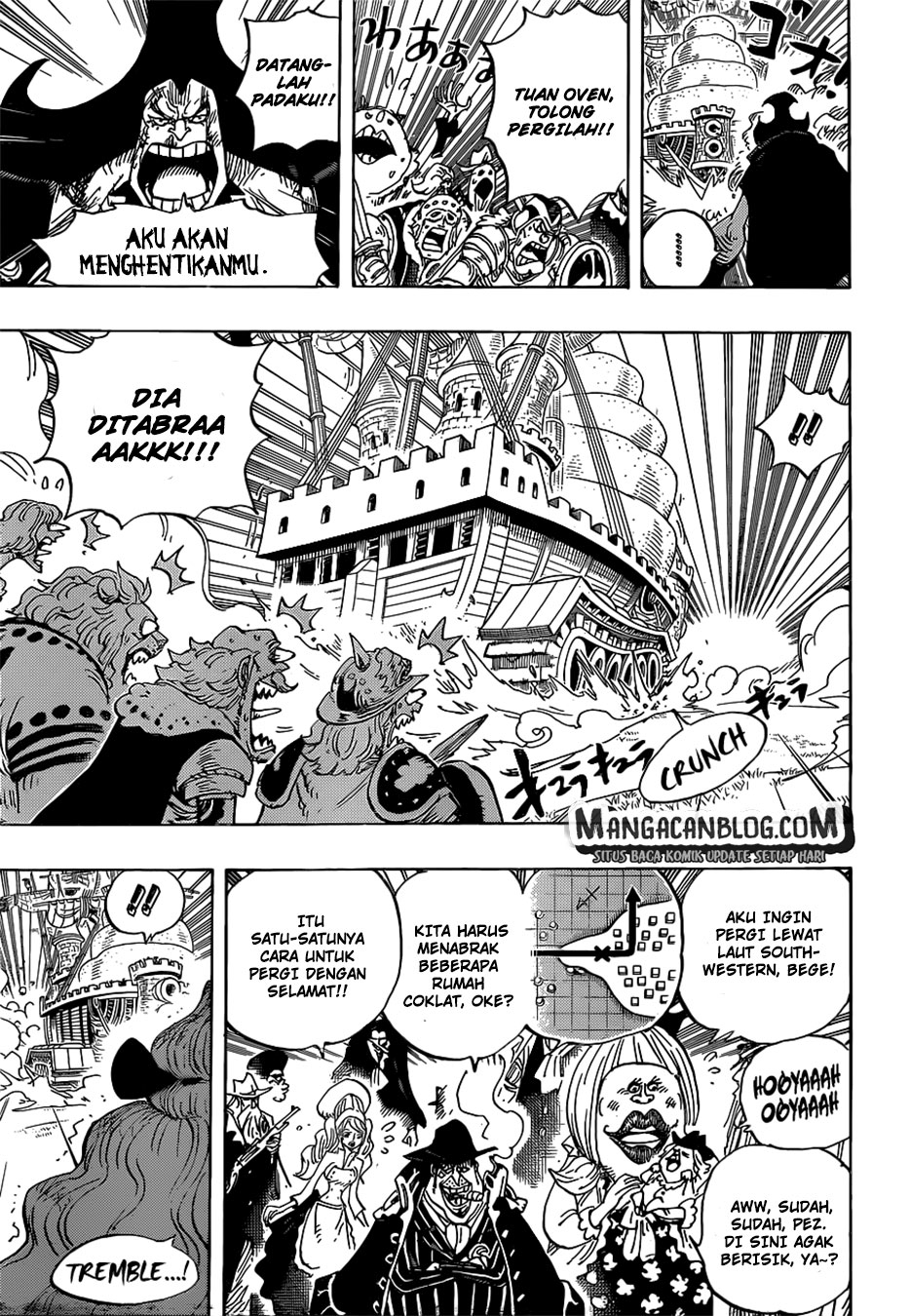 One Piece Chapter 887 Gambar 8