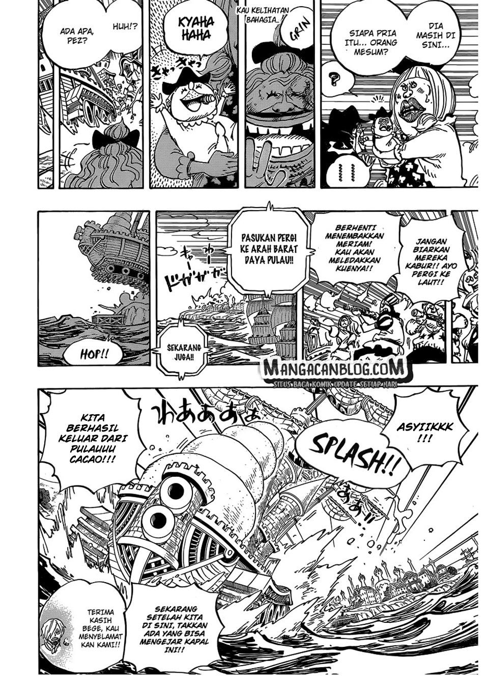 One Piece Chapter 887 Gambar 9