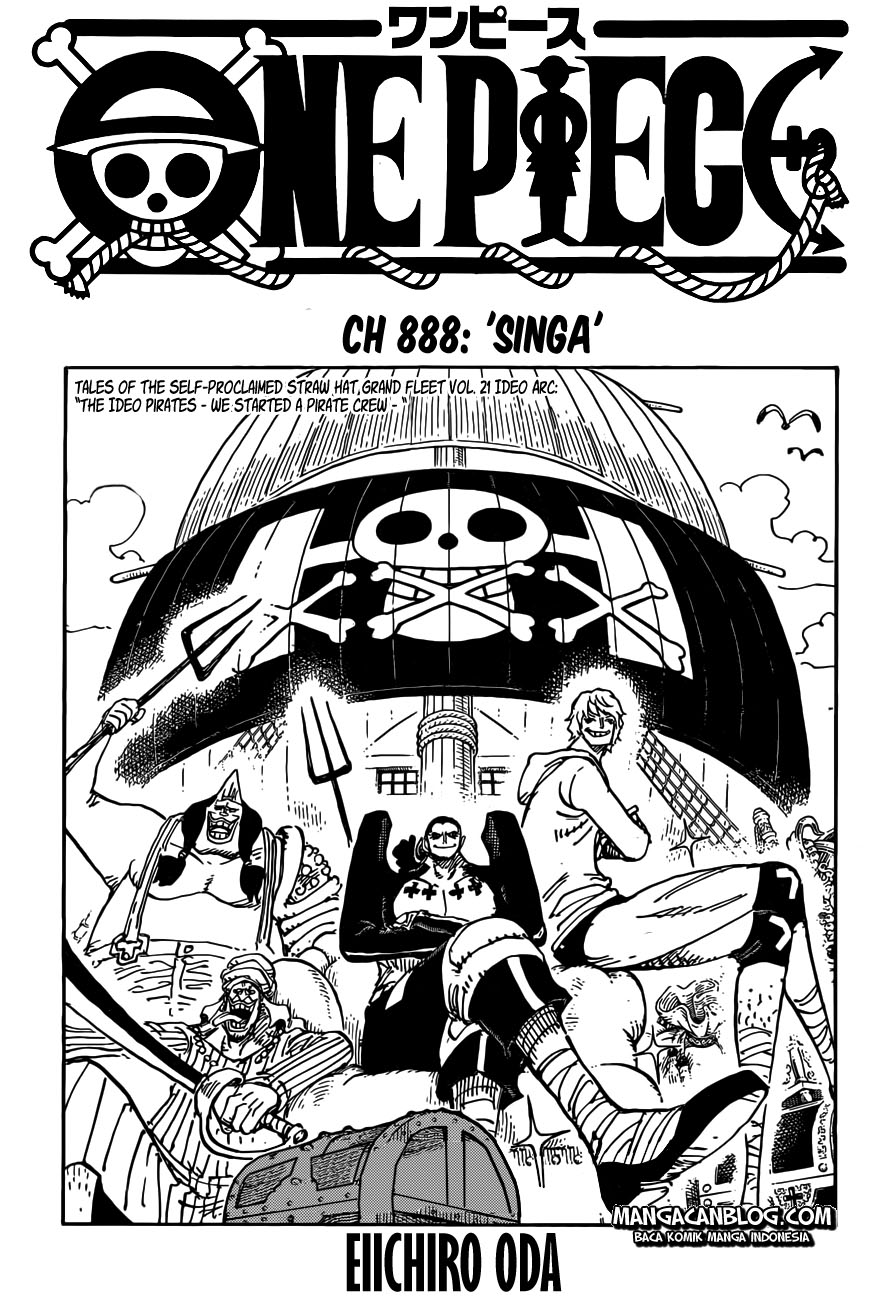 Baca Komik One Piece Chapter 888 Gambar 1