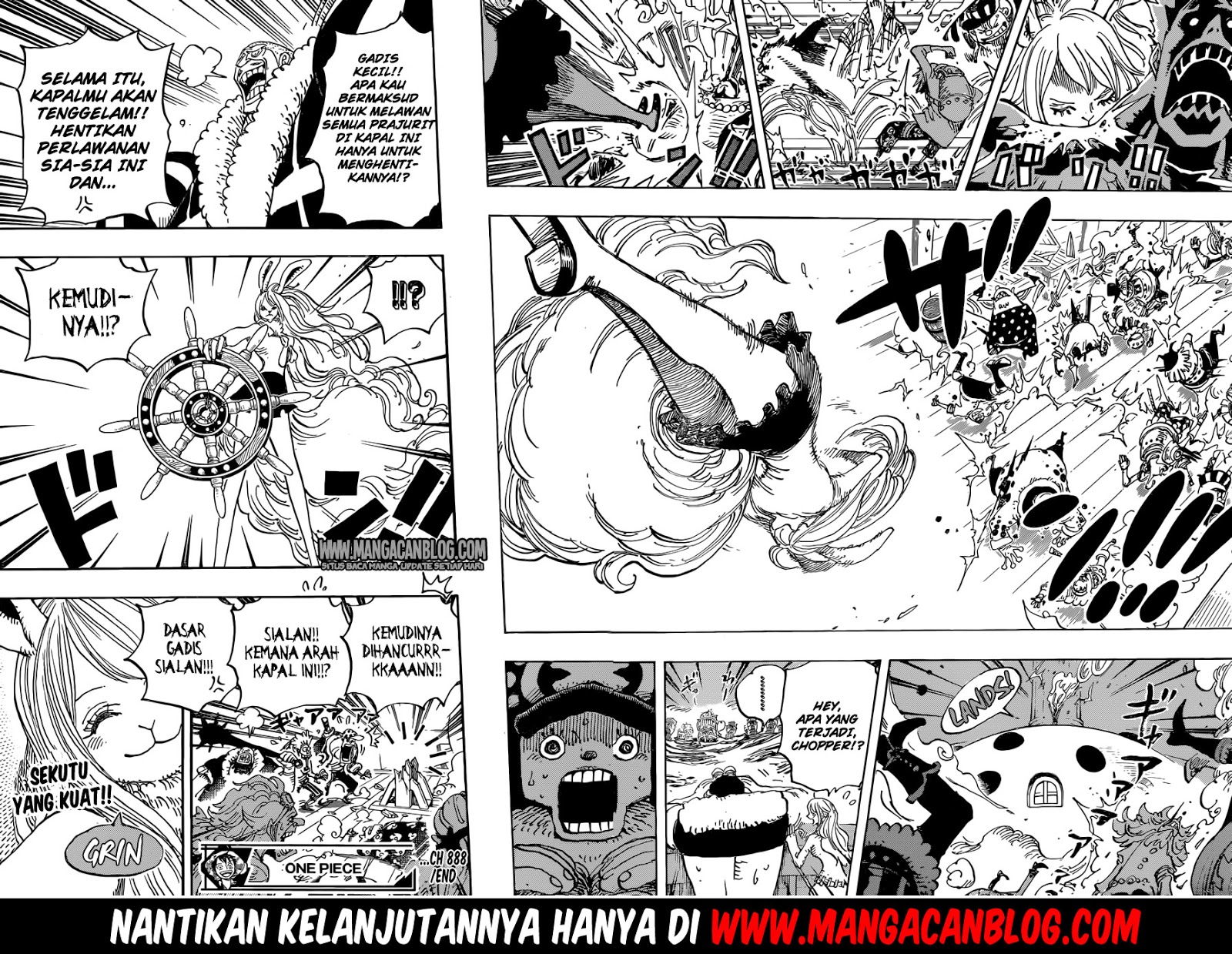 One Piece Chapter 888 Gambar 14