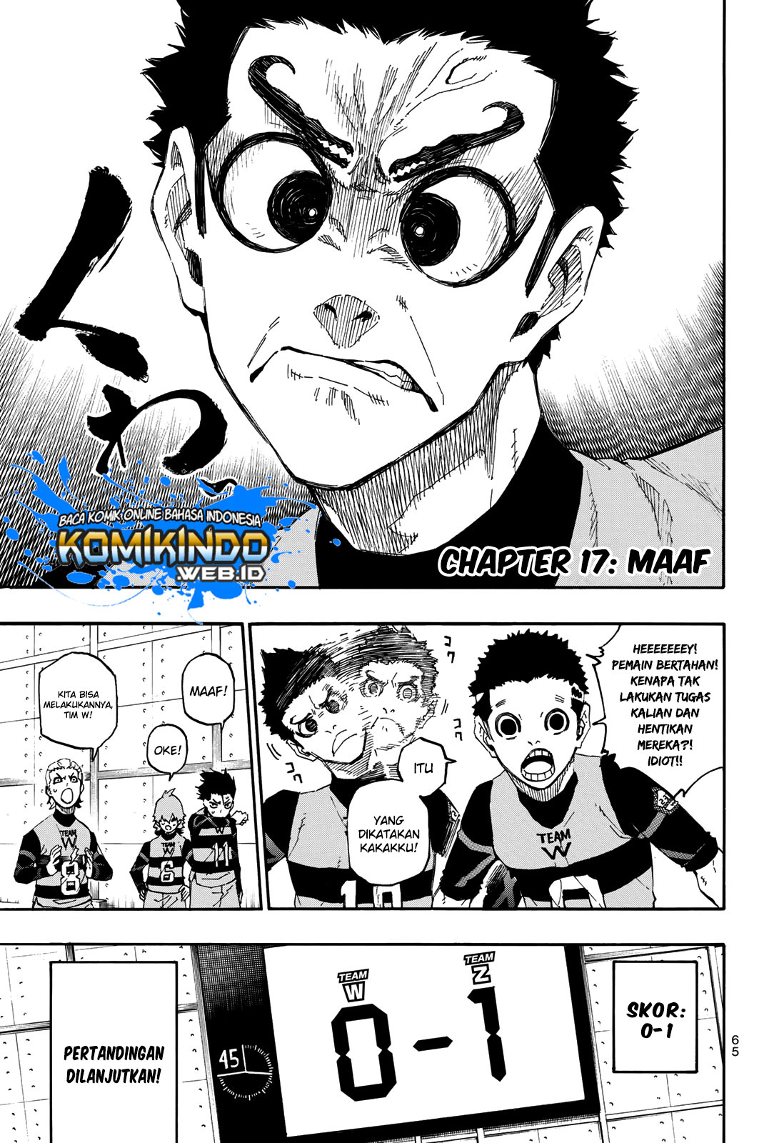 Baca Manga Blue Lock Chapter 17 Gambar 2