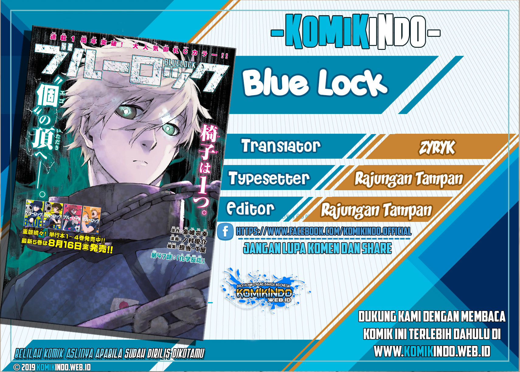Baca Komik Blue Lock Chapter 14 Gambar 1