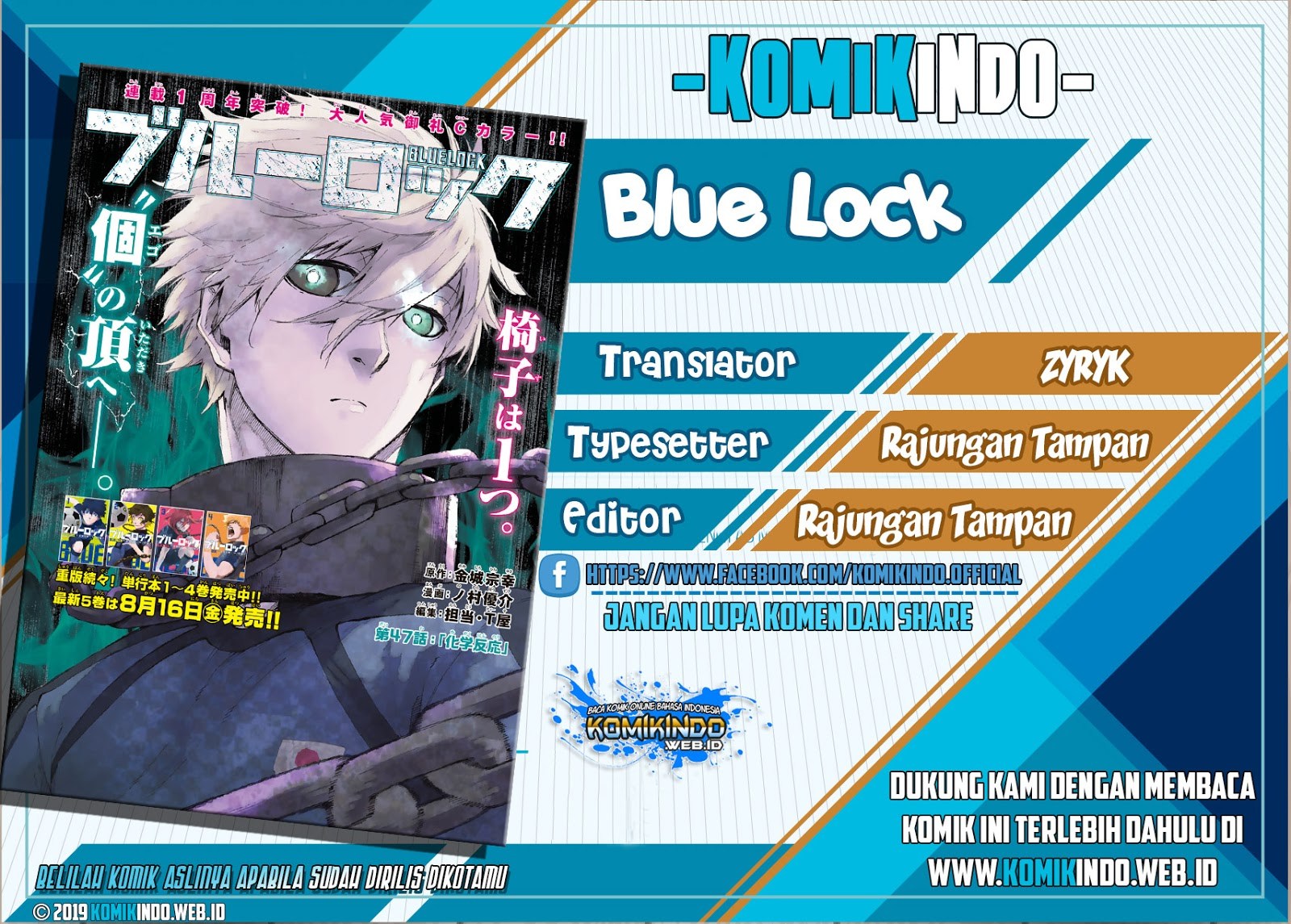 Baca Komik Blue Lock Chapter 13 Gambar 1