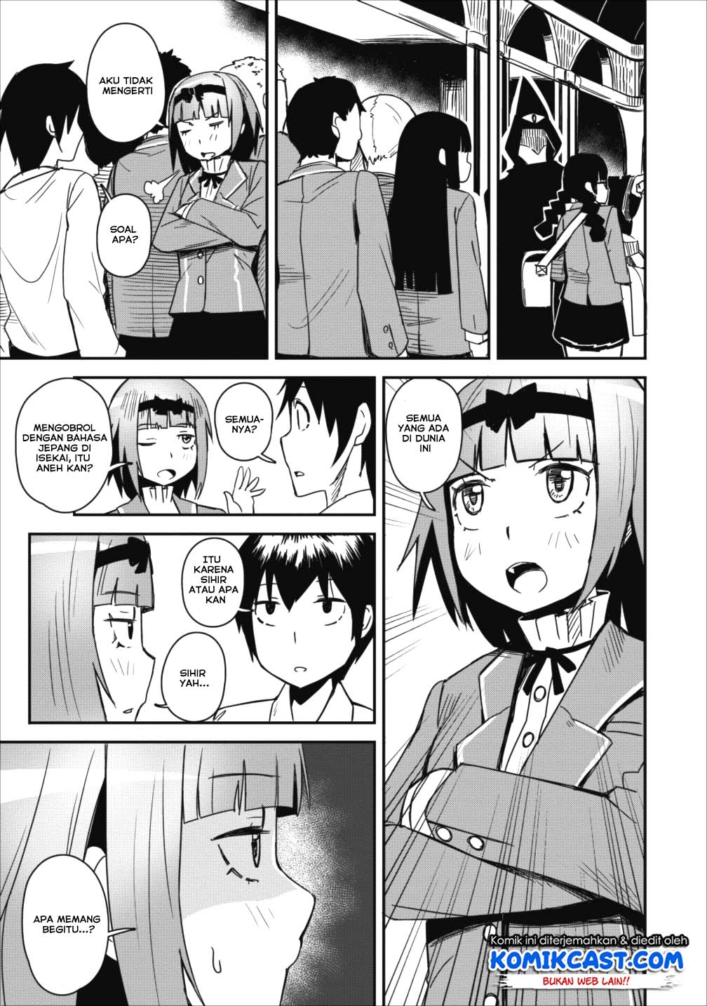 Class-goto Shuudan Teni Shimashita ga, ichiban Tsuyoi Ore wa Saijaku no Shounin ni Gisouchuu Chapter 02 Gambar 12