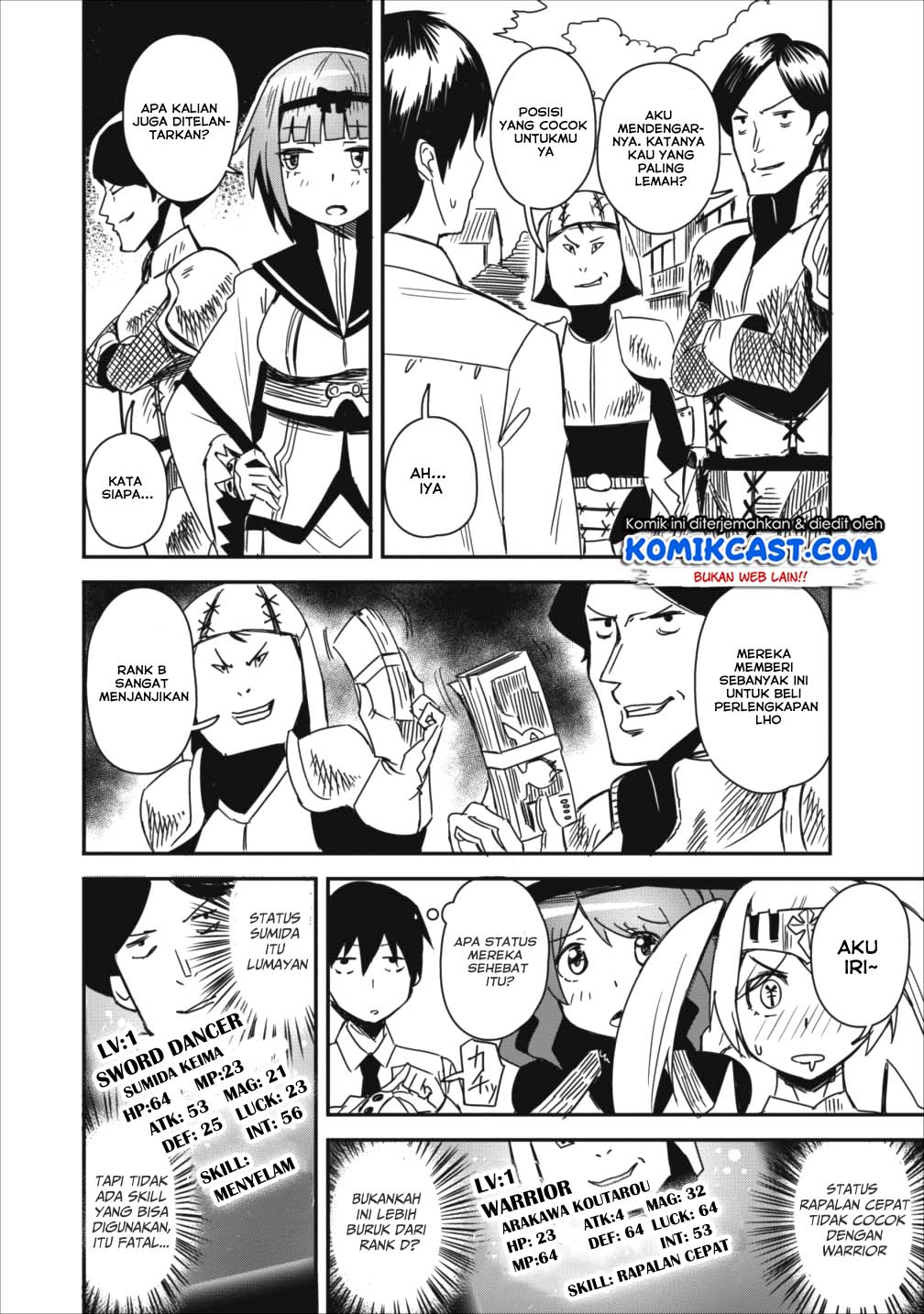 Class-goto Shuudan Teni Shimashita ga, ichiban Tsuyoi Ore wa Saijaku no Shounin ni Gisouchuu Chapter 02 Gambar 19