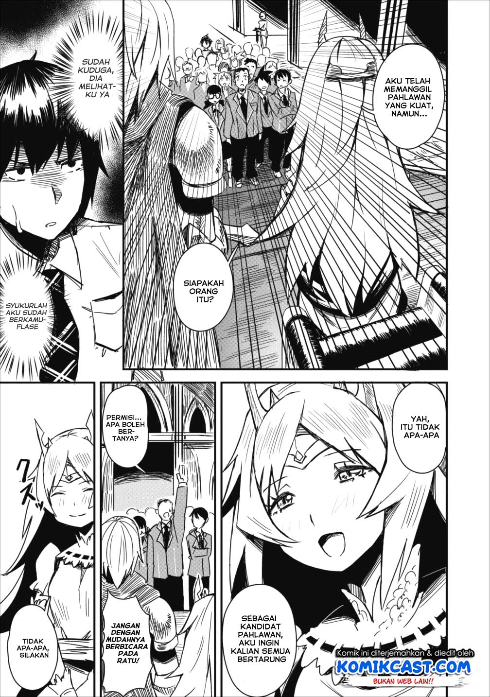 Class-goto Shuudan Teni Shimashita ga, ichiban Tsuyoi Ore wa Saijaku no Shounin ni Gisouchuu Chapter 02 Gambar 4