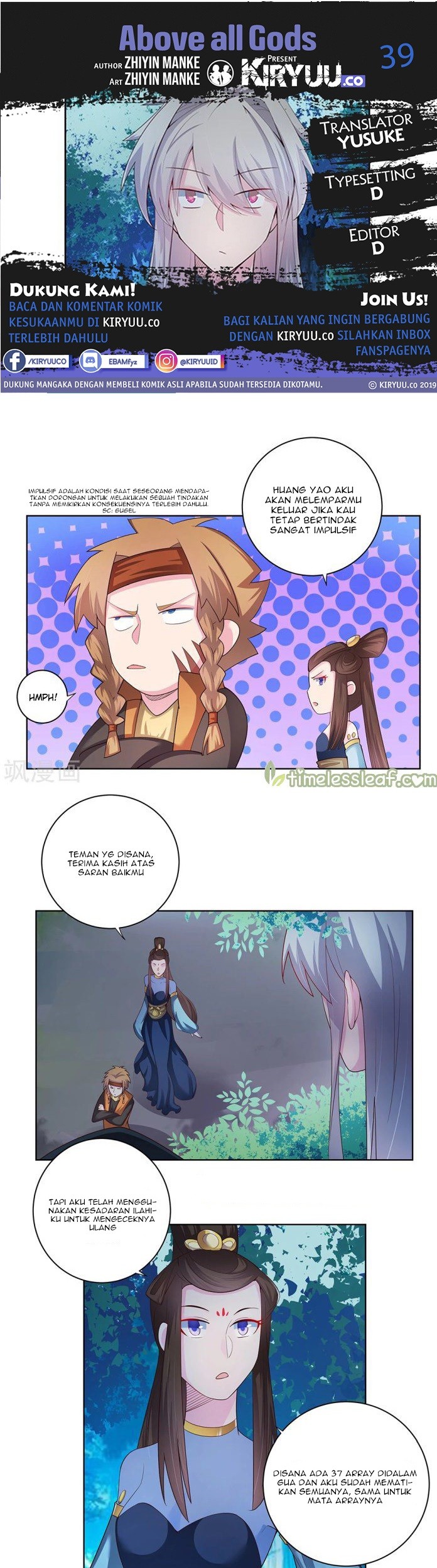 Baca Komik Above All Gods Chapter 39 Gambar 1