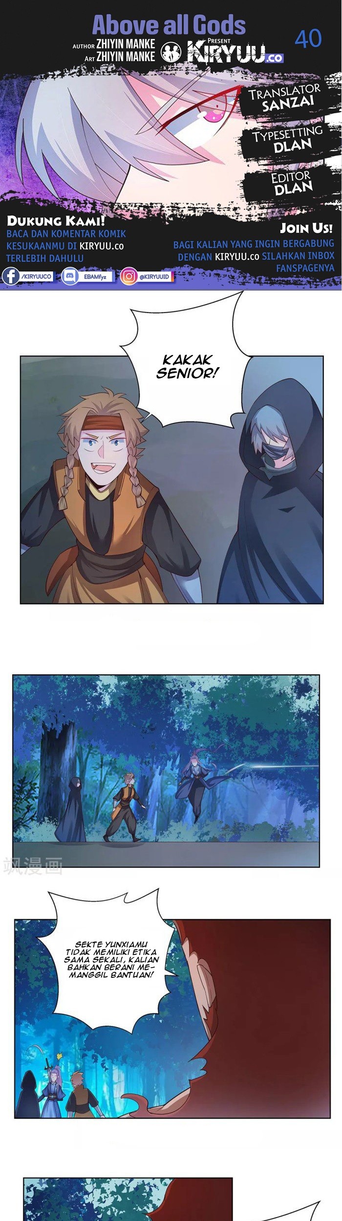 Baca Komik Above All Gods Chapter 40 Gambar 1
