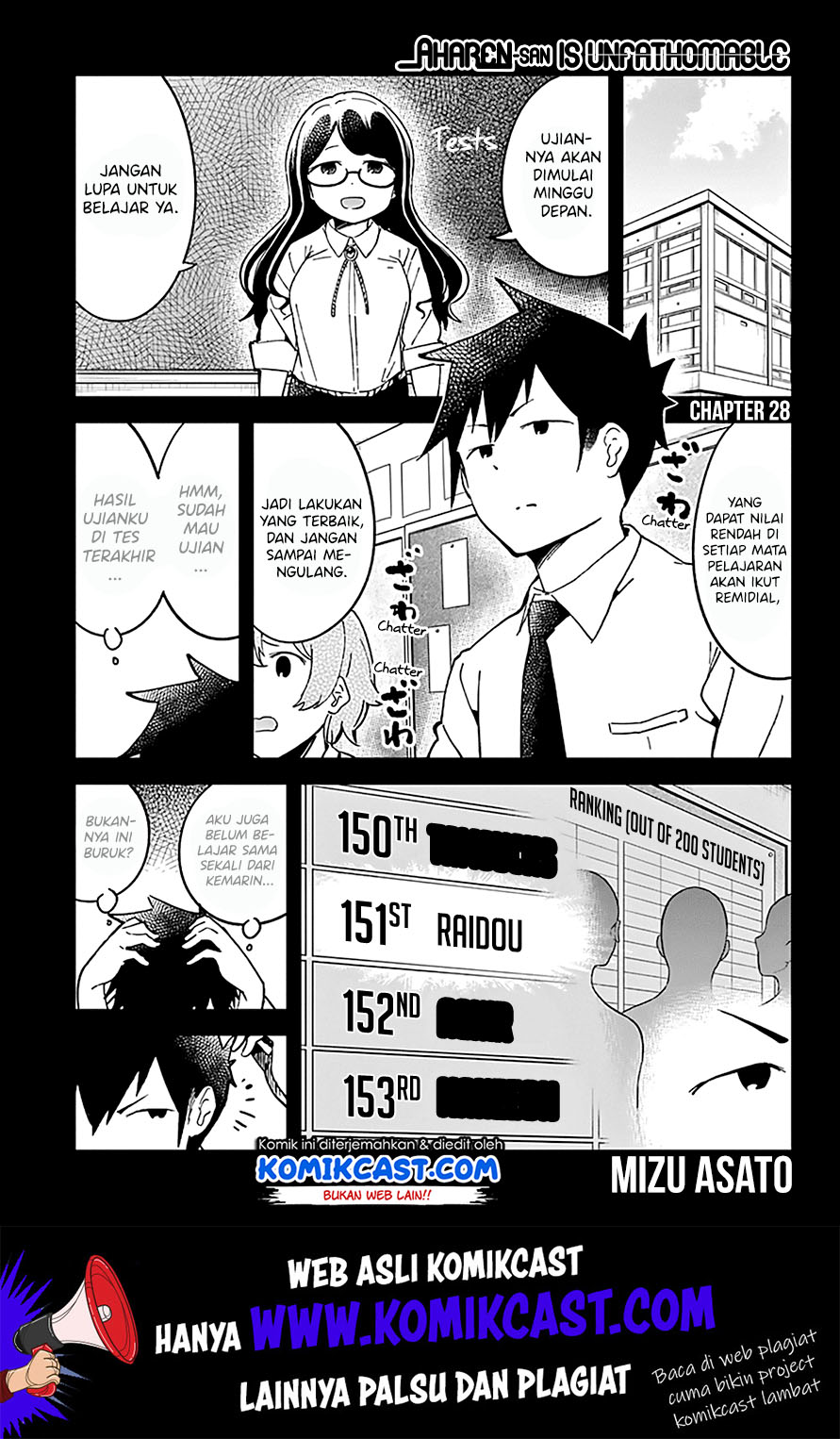 Aharen-san wa Hakarenai Chapter 28 Gambar 4