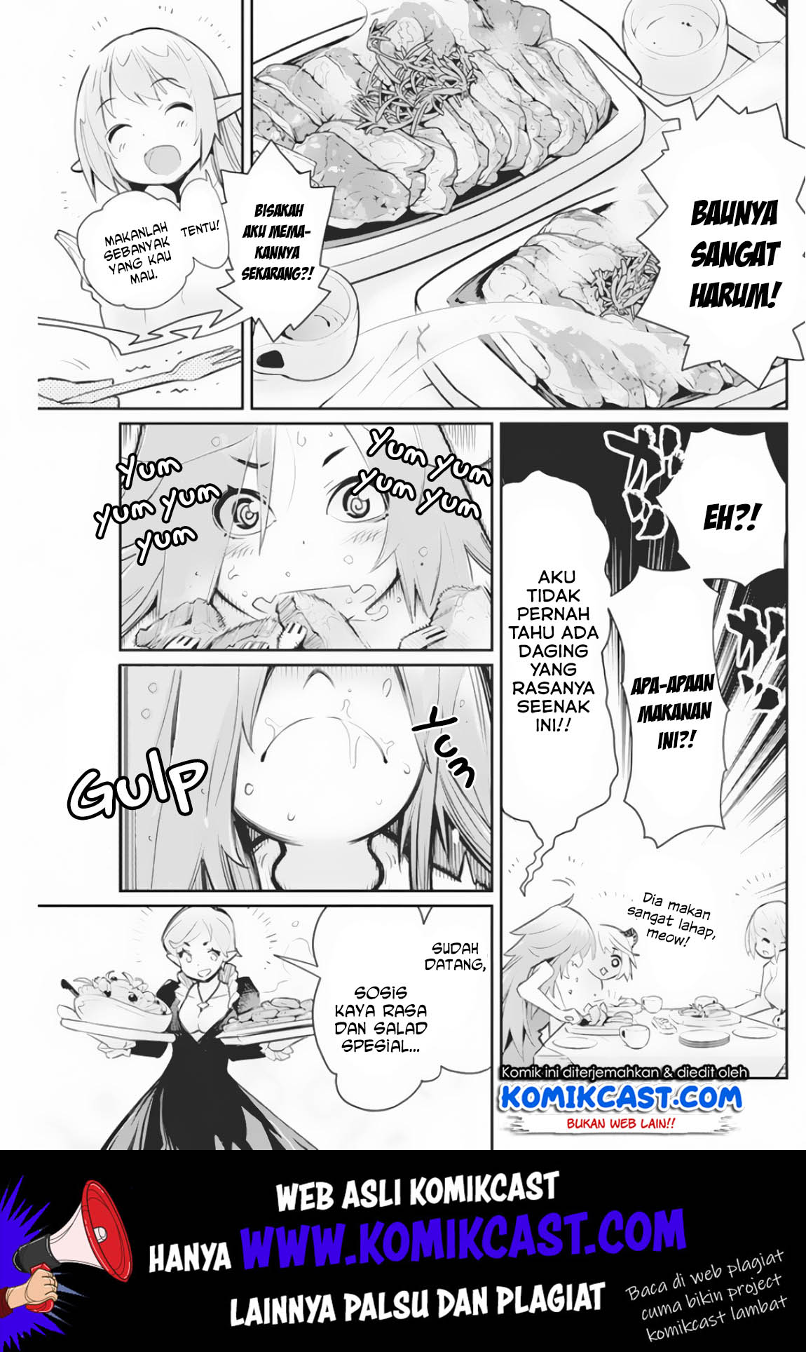 S-Rank Monster no Behemoth Dakedo, Neko to Machigawarete Erufu Musume no Kishi (Pet) Toshite Kurashitemasu Chapter 21 Gambar 15
