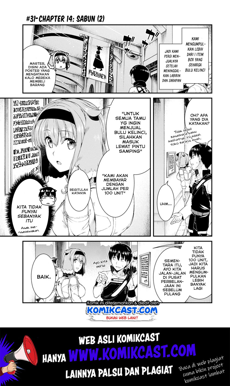 Baca Isekai Meikyuu de Harem wo Chapter 31 Gambar 2