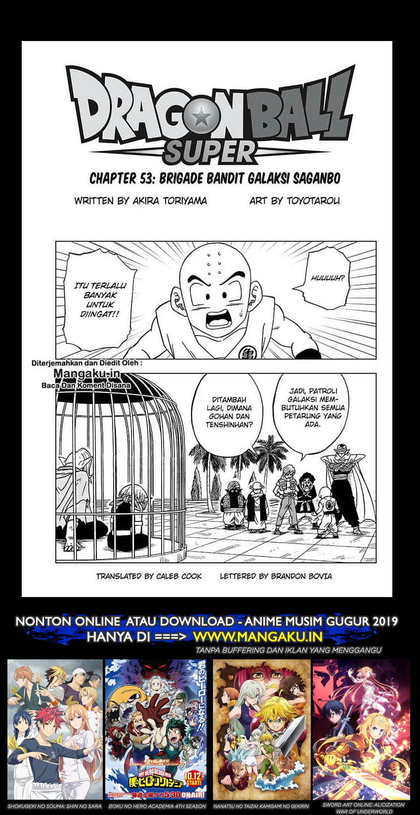 Baca  Dragon Ball Super Chapter 53 Gambar 2