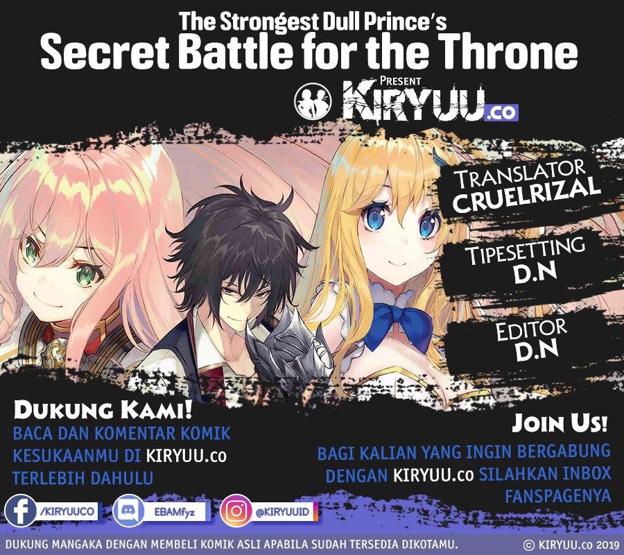 Baca Komik The Strongest Dull Prince’s Secret Battle for the Throne Chapter 00 Gambar 1