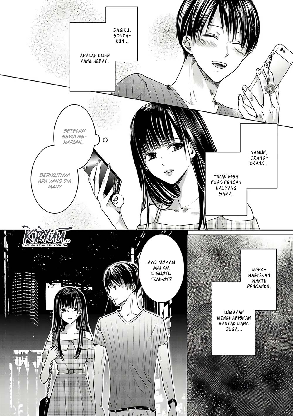 Ashita, Watashi wa Dareka no Kanojo Chapter 02 Gambar 38