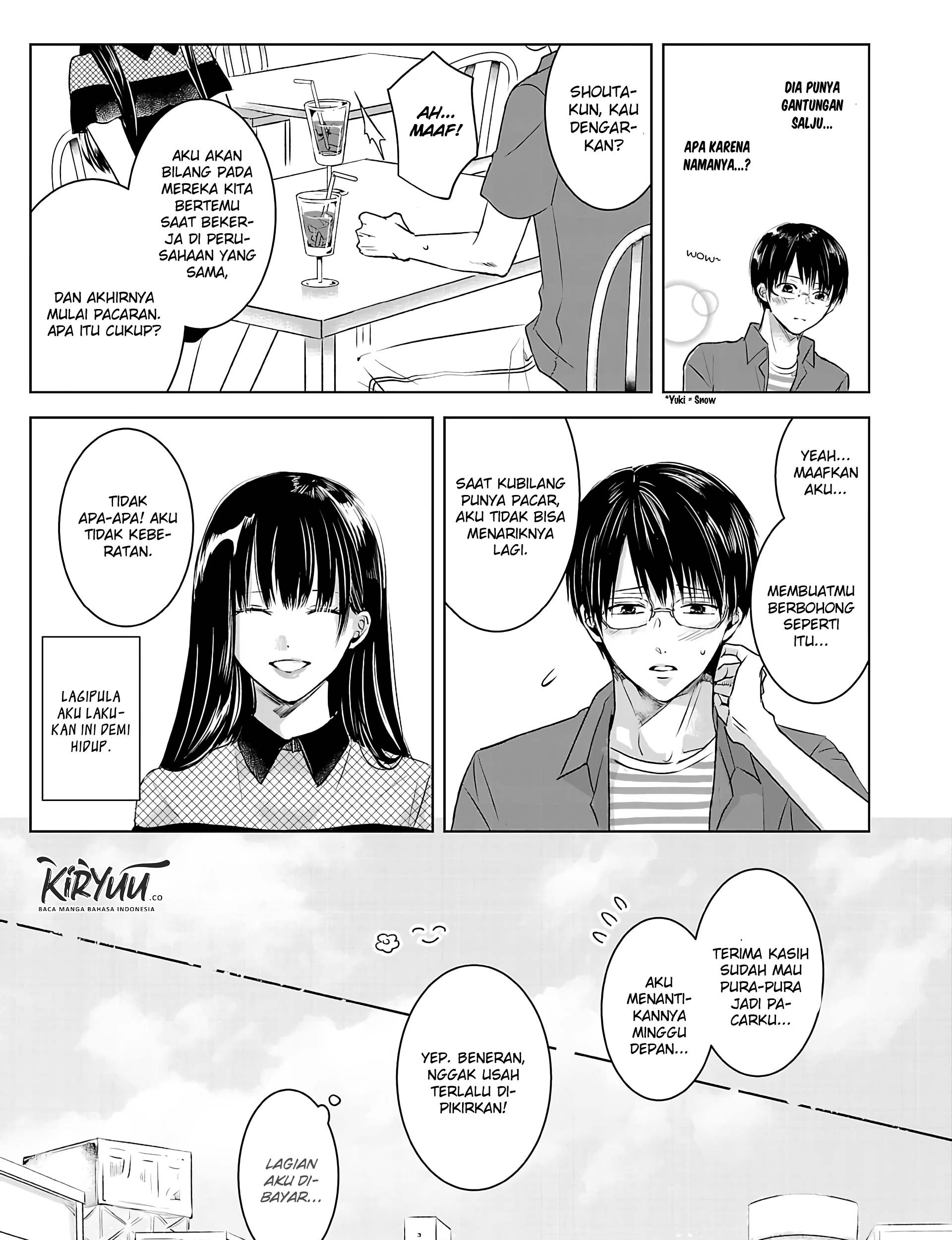 Ashita, Watashi wa Dareka no Kanojo Chapter 01 Gambar 28