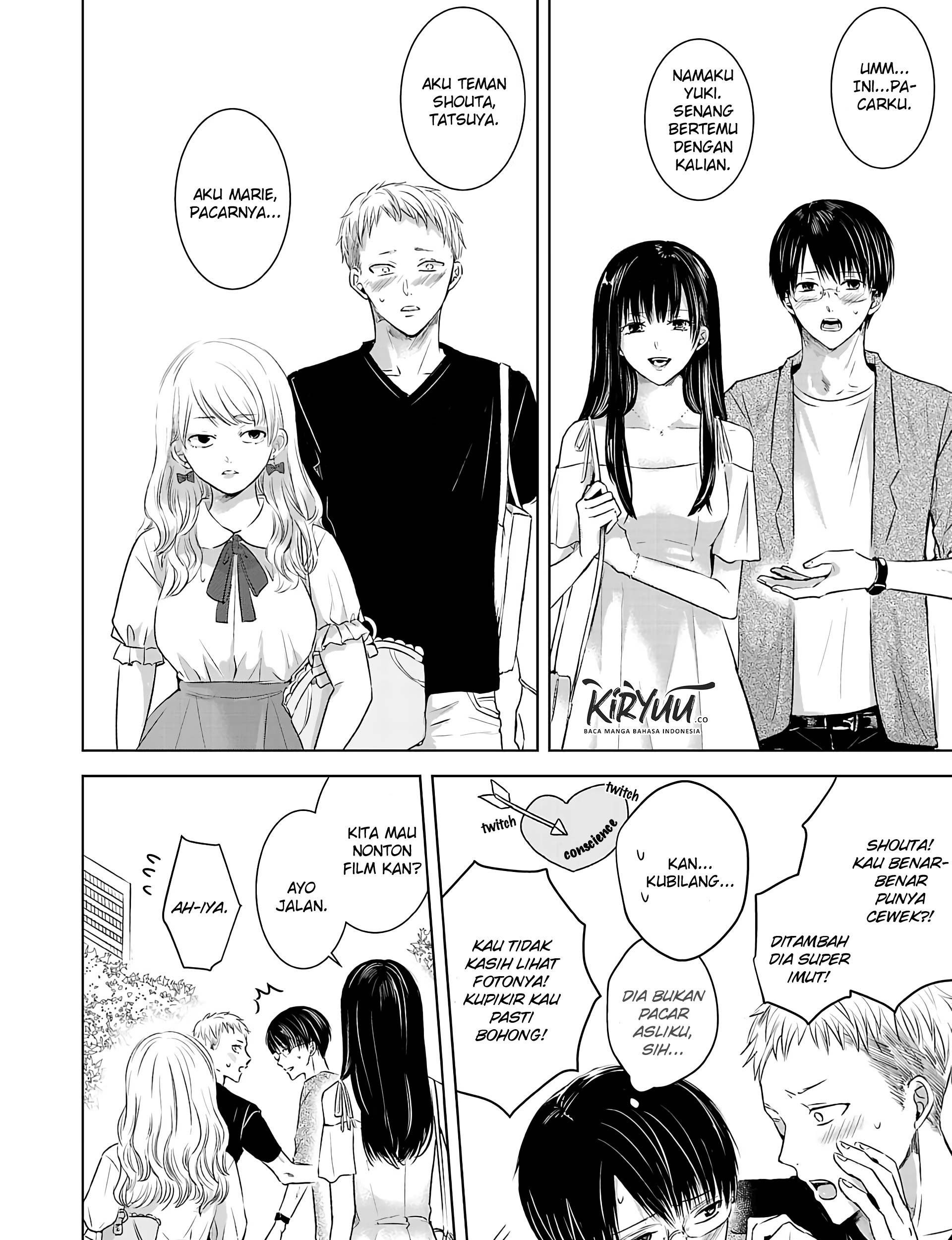 Ashita, Watashi wa Dareka no Kanojo Chapter 01 Gambar 30