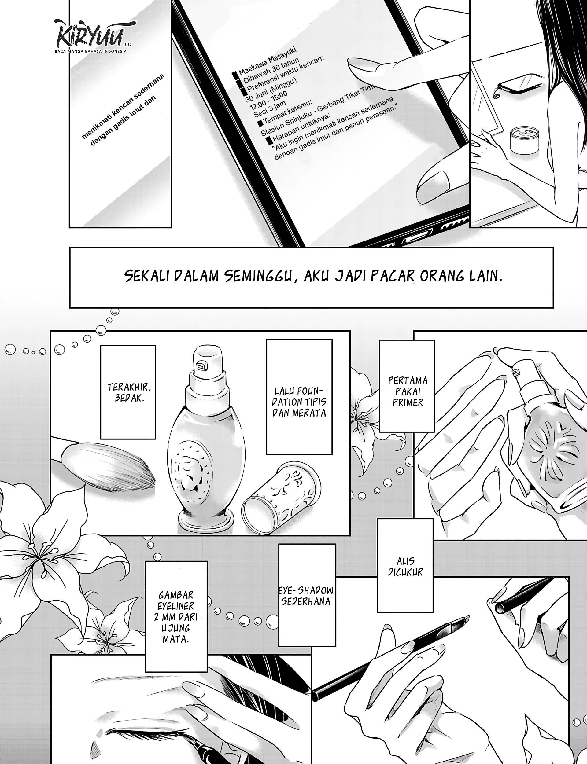 Ashita, Watashi wa Dareka no Kanojo Chapter 01 Gambar 8