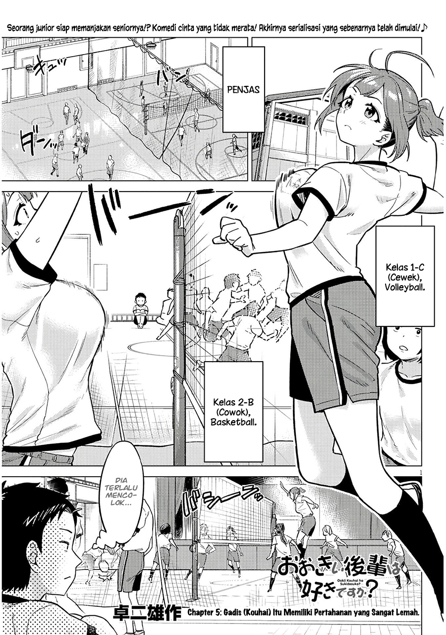 Baca Komik Ookii Kouhai wa Suki Desu ka? Chapter 05 Gambar 1