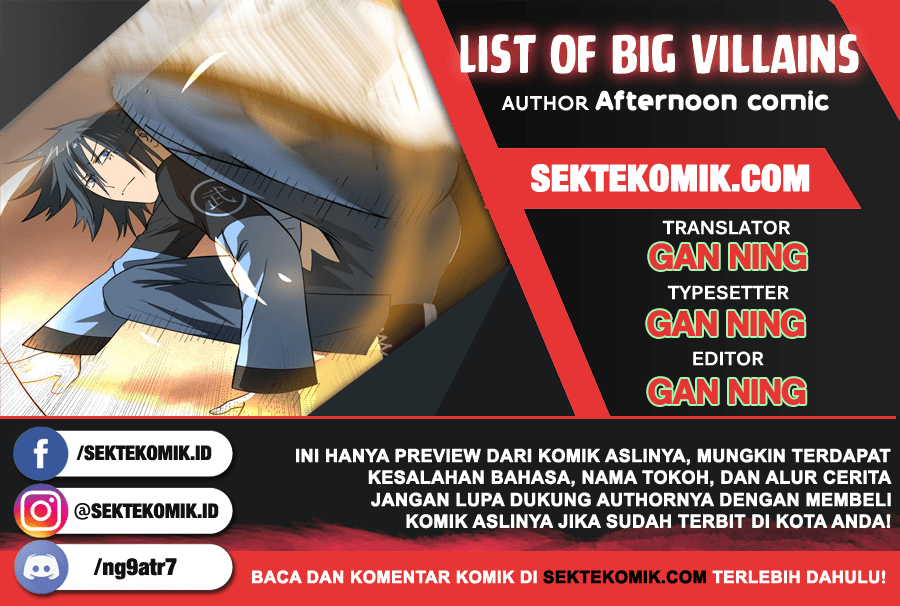 Baca Komik List of Big Villians Chapter 36 Gambar 1