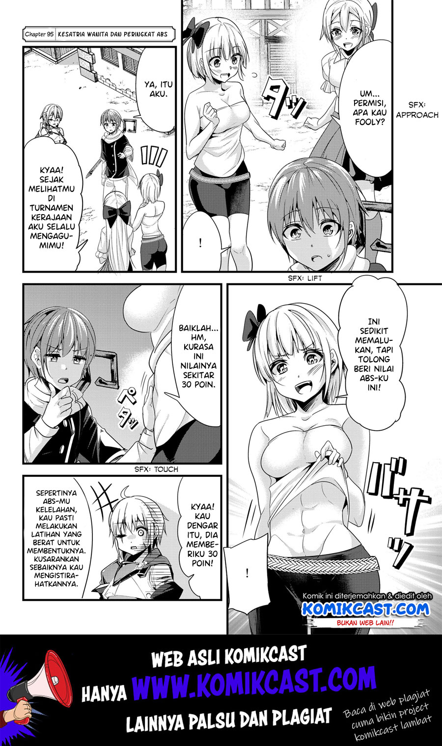 Ima Made Ichido mo Onna Atsukaisareta koto ga nai Onna Kishi wo Onna Atsukai suru Chapter 95 Gambar 3