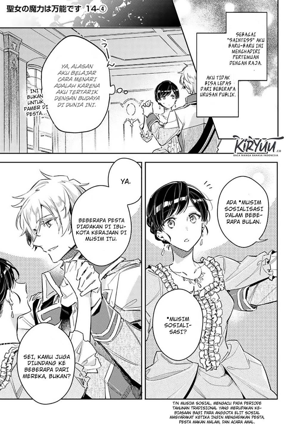 Baca Seijo no Maryoku wa Bannou desu Chapter 14.4 Gambar 2