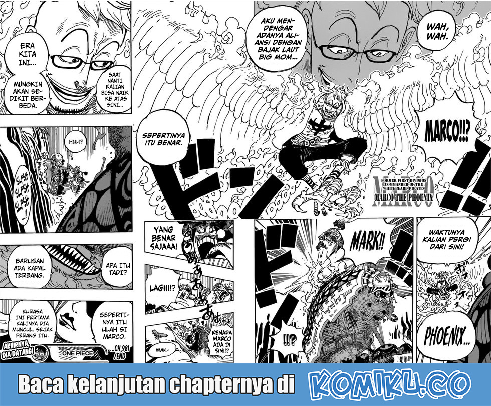 One Piece Chapter 981 Gambar 19