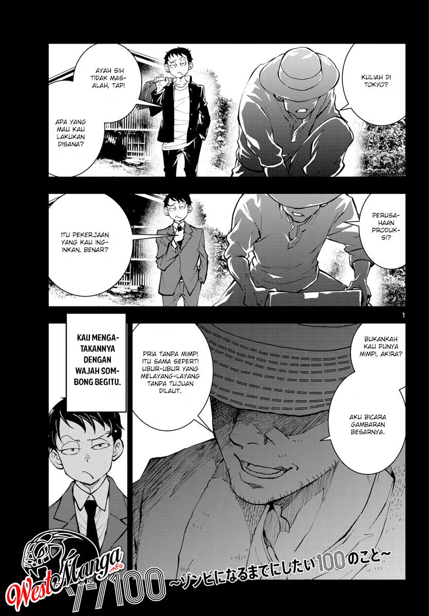 Baca Zombie 100 ~Zombie ni Naru Made ni Shitai 100 no Koto~ Chapter 14 Gambar 2