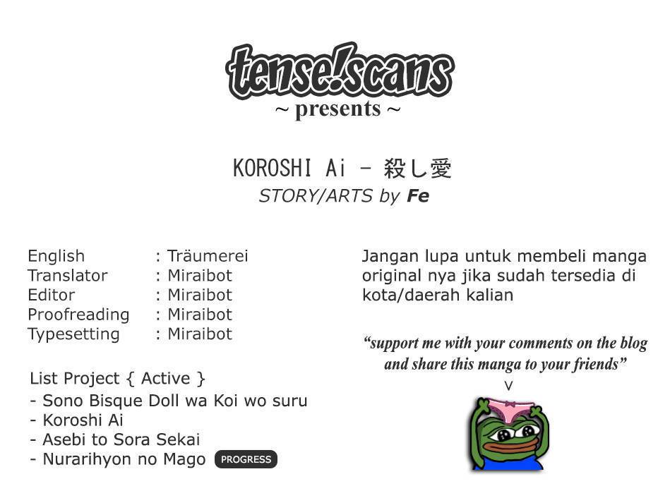 Baca Komik Koroshi Ai Chapter 24.5 Gambar 1