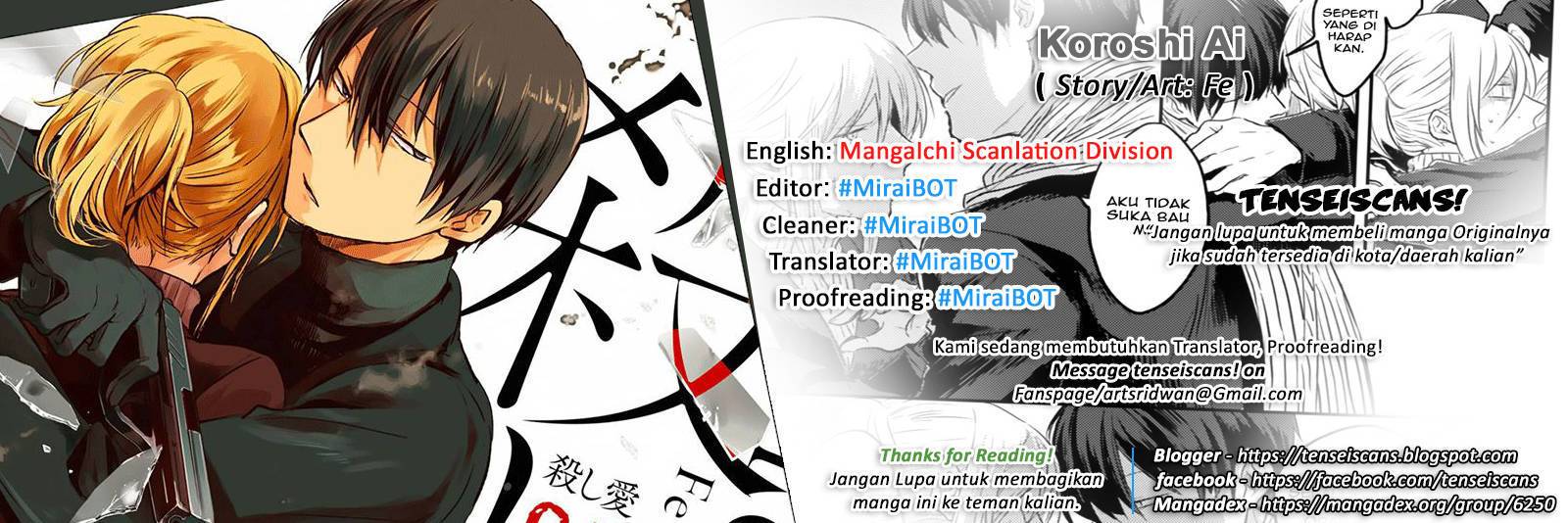 Koroshi Ai Chapter 03 Gambar 29